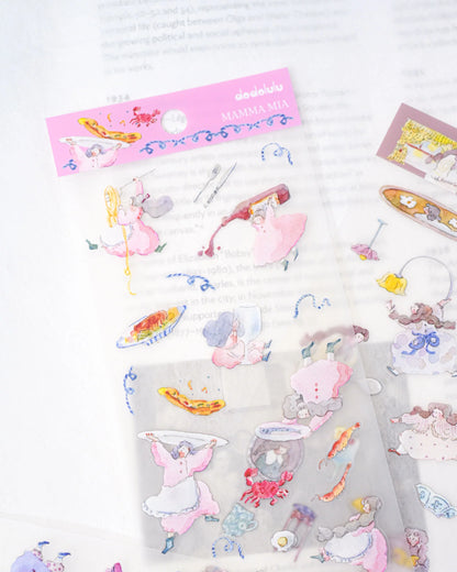 dodolulu - Matte Sticker Sheet - Mamma Mia