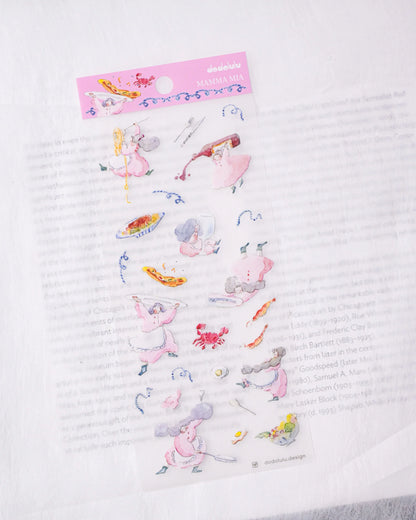 dodolulu - Matte Sticker Sheet - Mamma Mia
