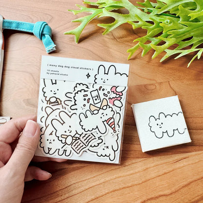 Yohand Studio Vinyl Sticker Pack - Many Dog Clouds