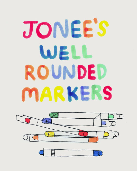 Woset - Jonee's Well Rounded Markers - 6 Color Set