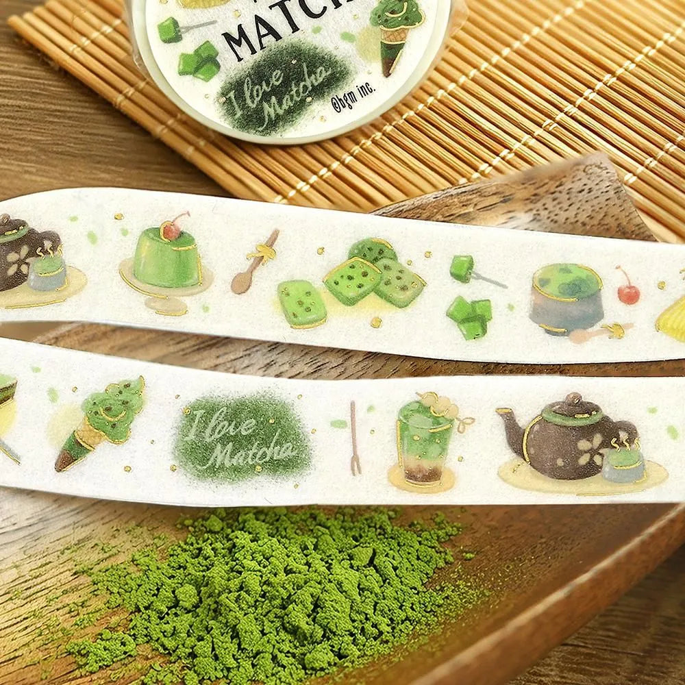 BGM Foil Washi Tape - Tokimeki Flavor Series - Matcha