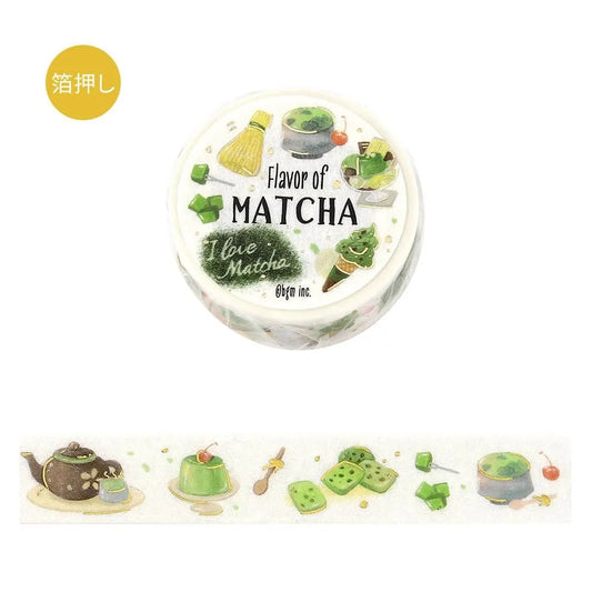 BGM Foil Washi Tape - Tokimeki Flavor Series - Matcha