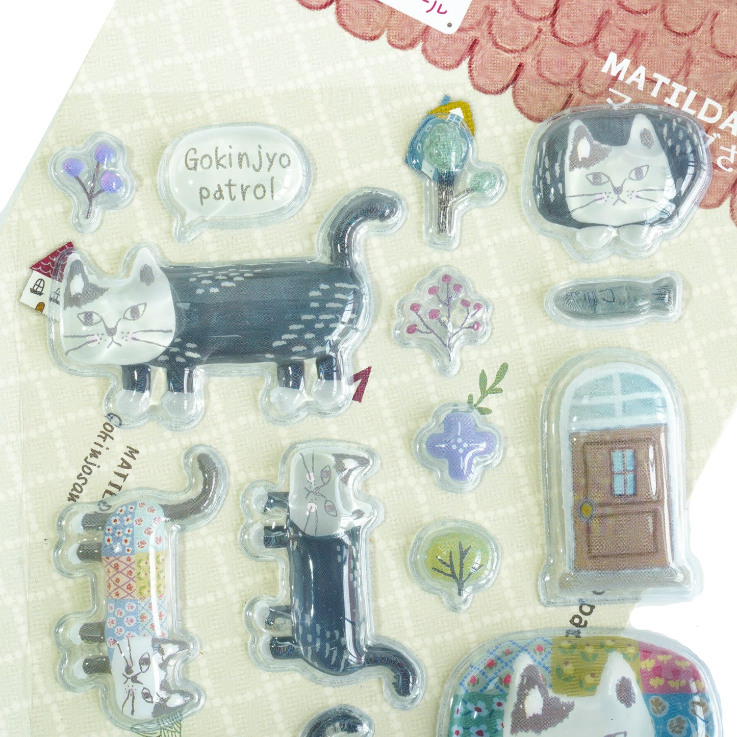 Kusuguru Japan - Pukurun Jam Jam Seal 3D Stickers - Matilda-san