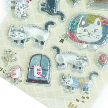 Kusuguru Japan - Pukurun Jam Jam Seal 3D Stickers - Matilda-san