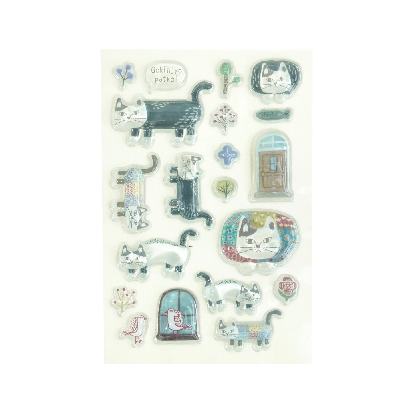 Kusuguru Japan - Pukurun Jam Jam Seal 3D Stickers - Matilda-san