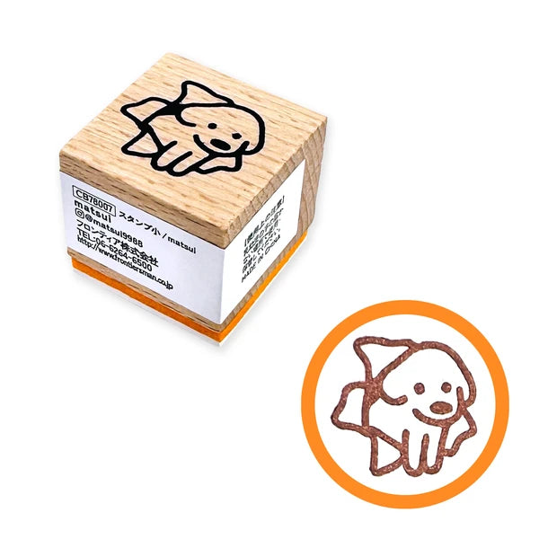 Frontier - Creators Circus Small Rubber Stamp - Matsui Dog