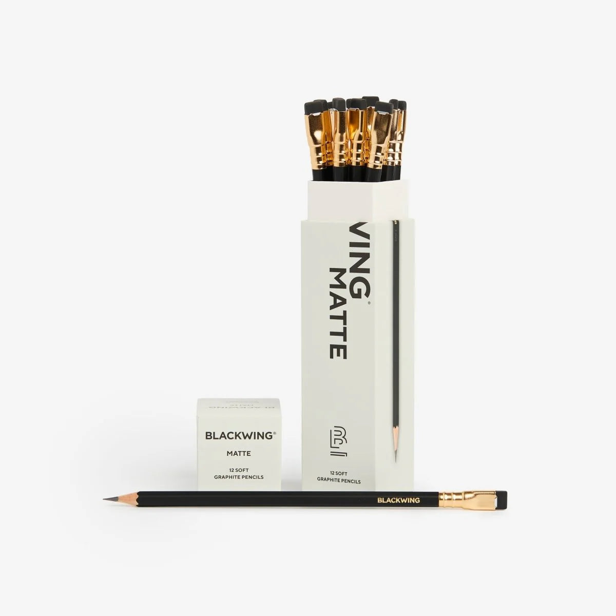 Blackwing Matte Pencils - Black (Set of 12)