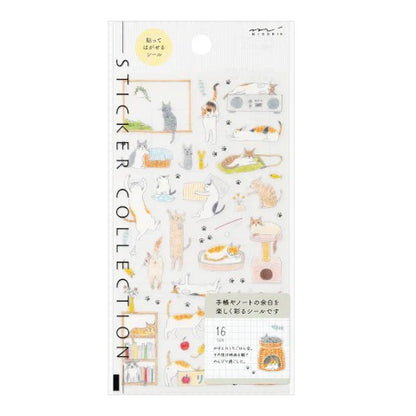 Midori Sticker Sheet - Medium Cat