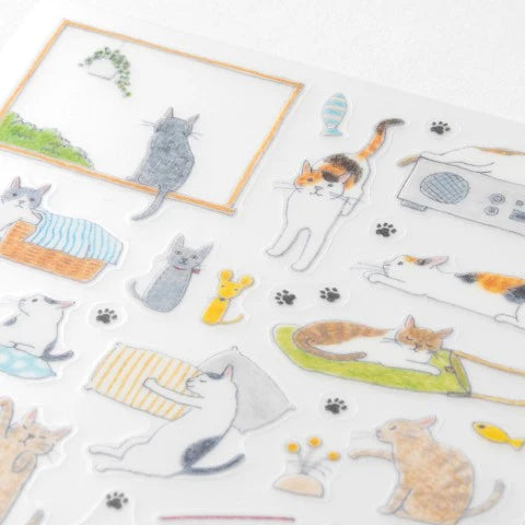 Midori Sticker Sheet - Medium Cat