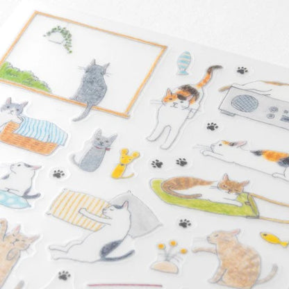 Midori Sticker Sheet - Medium Cat