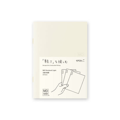 MD Notebook Light - A6, Blank (Set of 3)