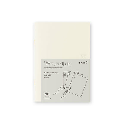 MD Notebook Light - A6, Lined (Set of 3)
