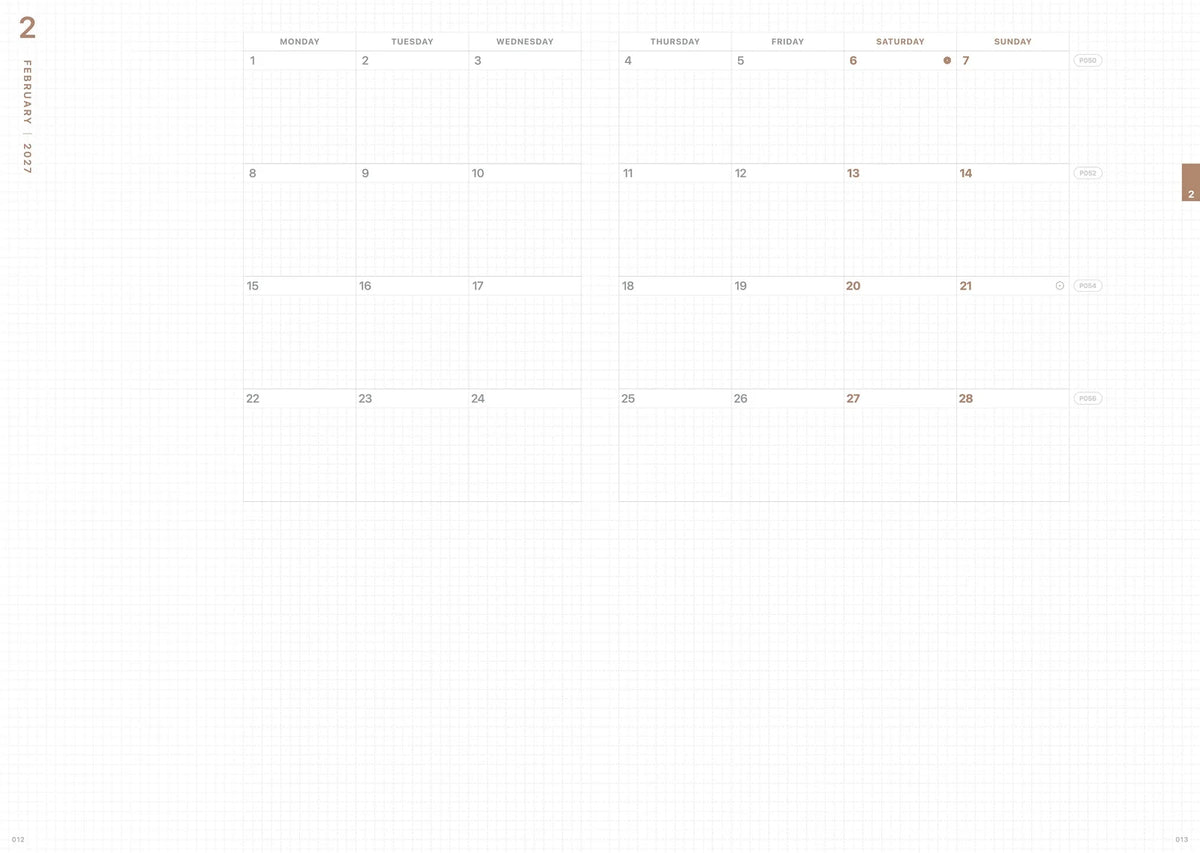 Take A Note - 2027 Medium Weeks Planner - B6