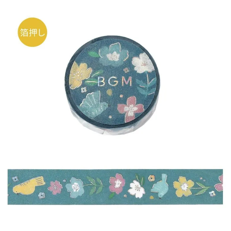 BGM Foil Washi Tape - Nordic Forest Series - Melody of Flowers