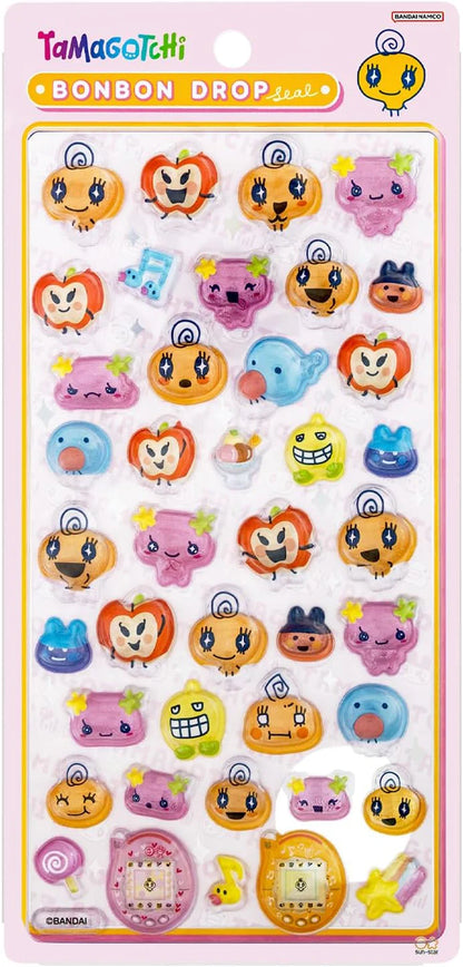 Tamagotchi Bonbon Drop 3D Stickers - Memetchi