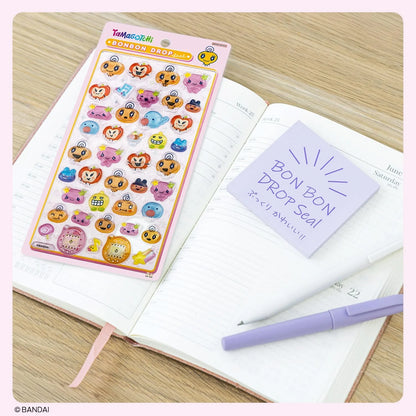 Tamagotchi Bonbon Drop 3D Stickers - Memetchi