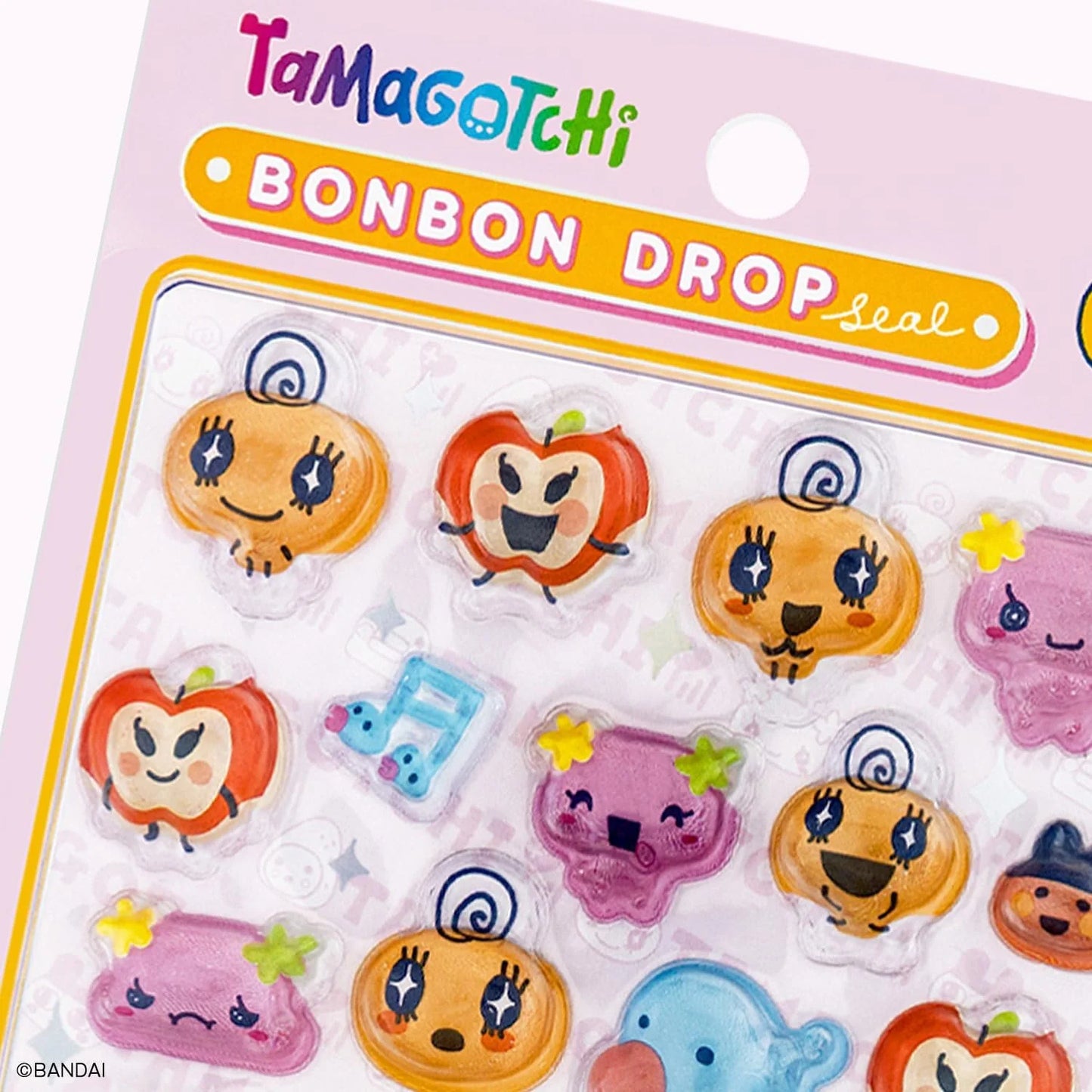 Tamagotchi Bonbon Drop 3D Stickers - Memetchi
