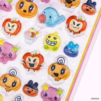 Tamagotchi Bonbon Drop 3D Stickers - Memetchi