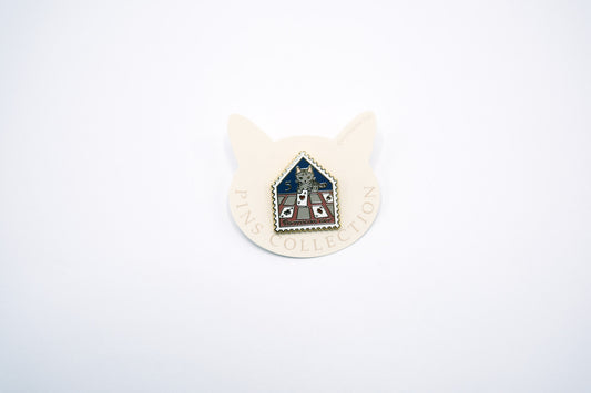 Pottering Cat Enamel Pin - Memory Card Game