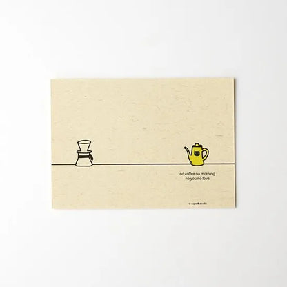 superB studio - Postcard - Meow Barista