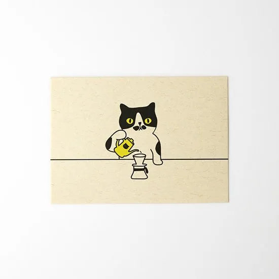 superB studio - Postcard - Meow Barista