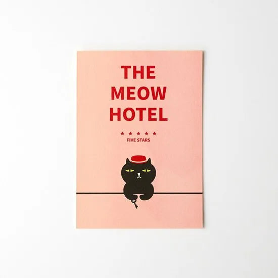 superB studio - Postcard - The Meow Hotel