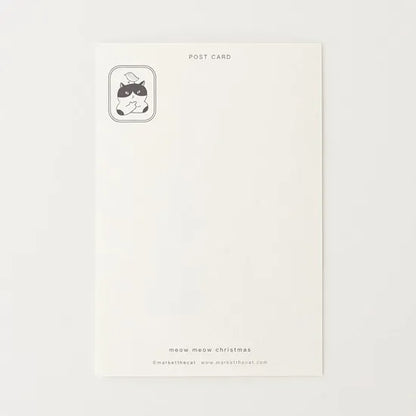 Market the Cat - Postcard - Meow Meow Christmas