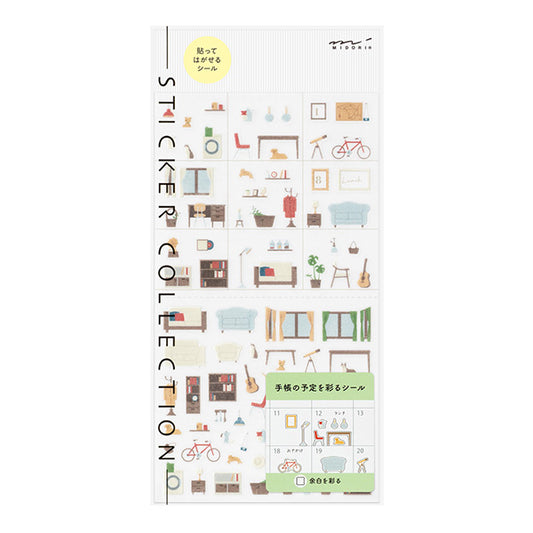 Midori Planner Sticker Sheet - Margin Interior
