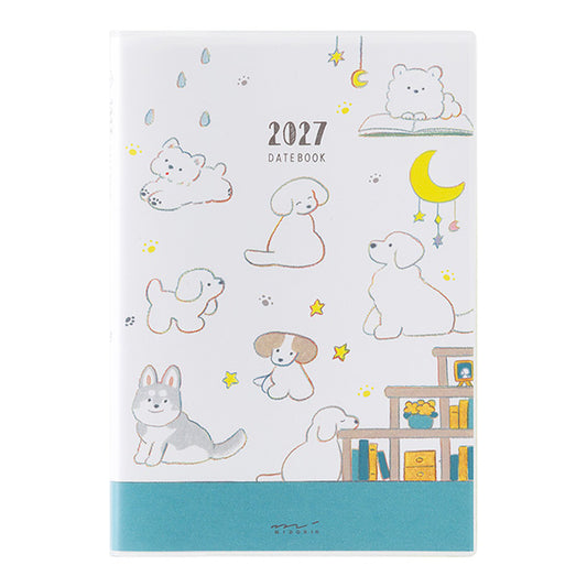 Midori 2027 Pocket Diary - B6 - Dog