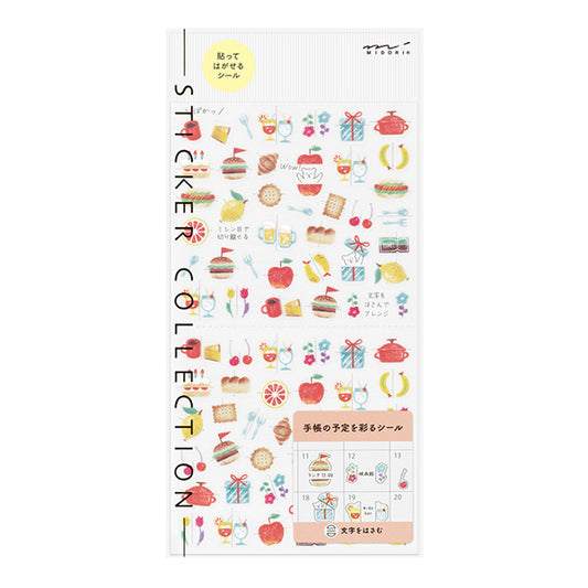 Midori Planner Sticker Sheet - Side-Frame Motif