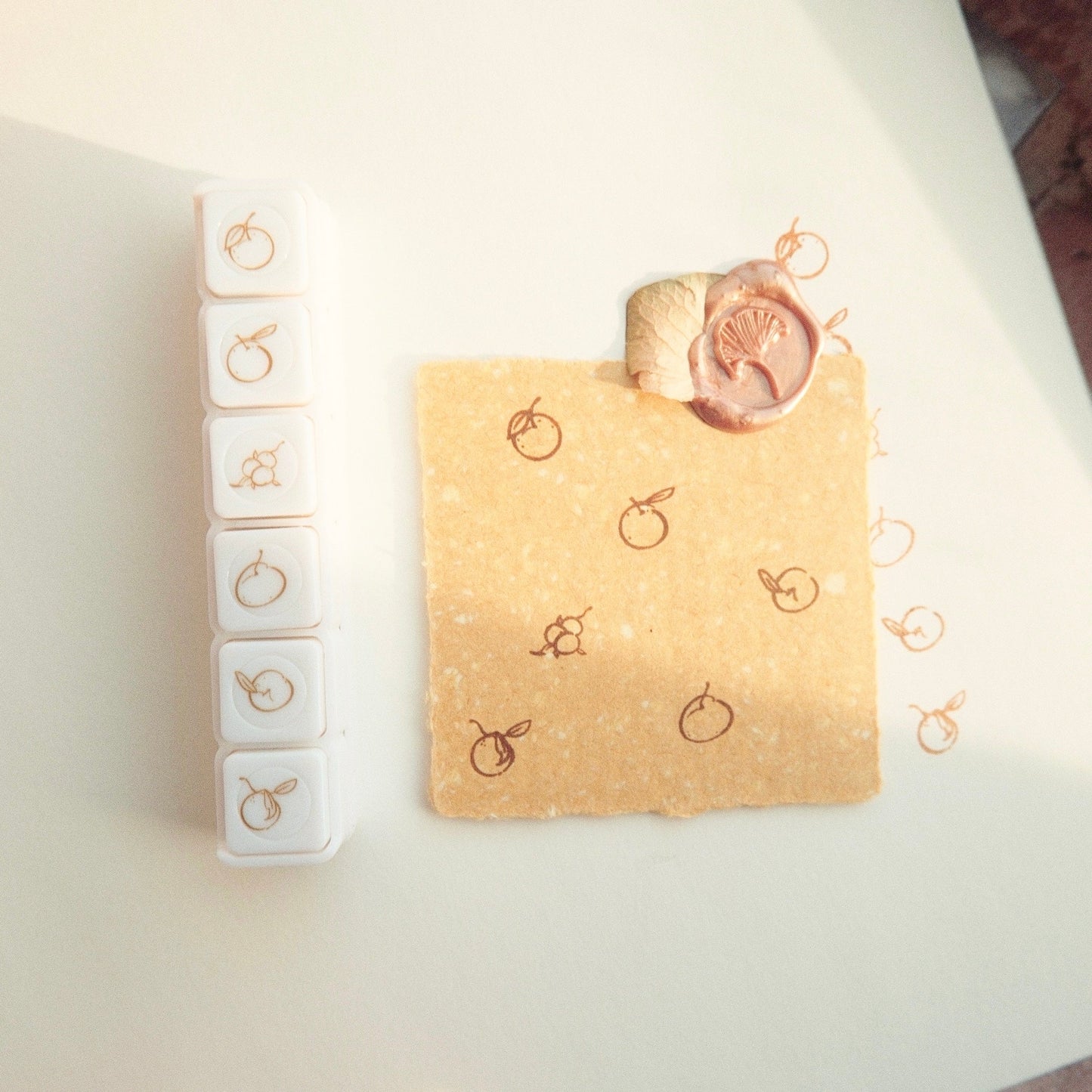 mikan manta - 6 in 1 Button Stamp  - Mikans