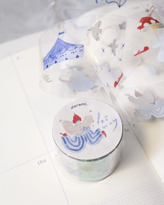 dodolulu - Kiss-Cut Clear Sticker Roll - .doremi. Collection - Miles Away