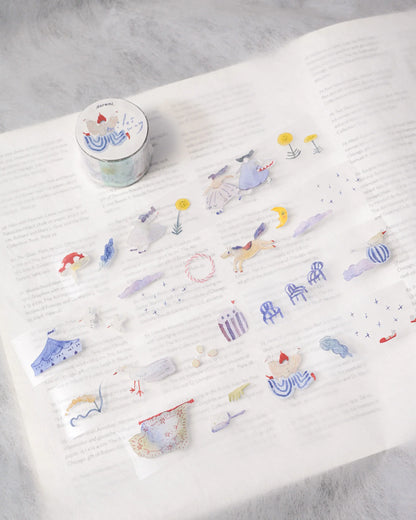 dodolulu - Kiss-Cut Clear Sticker Roll - .doremi. Collection - Miles Away