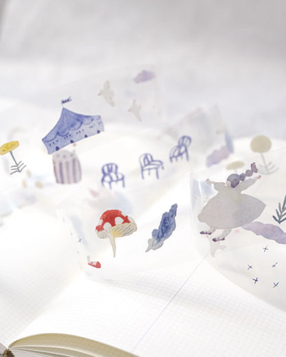 dodolulu - Kiss-Cut Clear Sticker Roll - .doremi. Collection - Miles Away