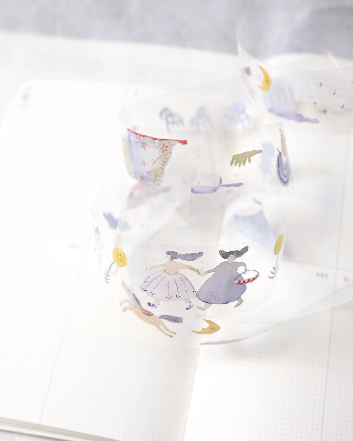 dodolulu - Kiss-Cut Clear Sticker Roll - .doremi. Collection - Miles Away