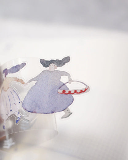 dodolulu - Kiss-Cut Clear Sticker Roll - .doremi. Collection - Miles Away