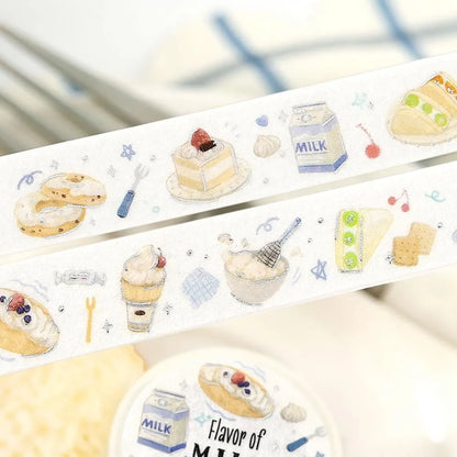 BGM Foil Washi Tape - Tokimeki Flavor Series - Milk