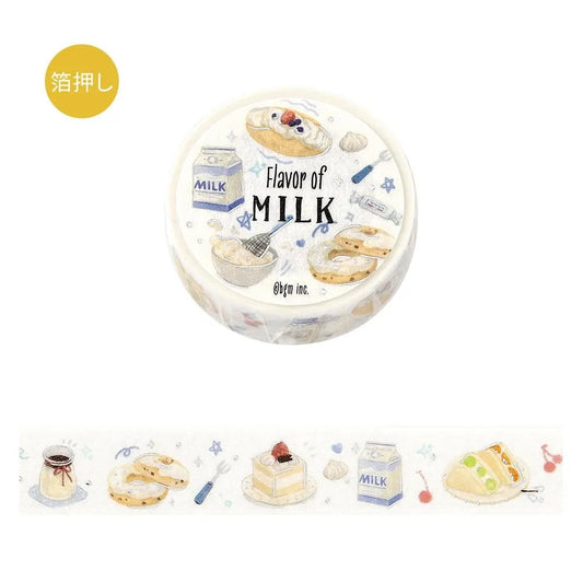 BGM Foil Washi Tape - Tokimeki Flavor Series - Milk