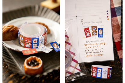 OURS - Label Sticker Roll - Milk Tea and Honey