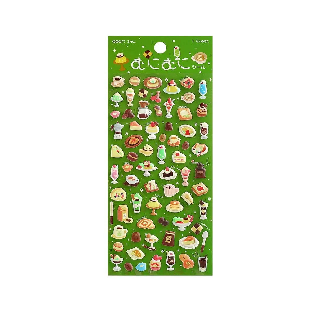 BGM 3D Sticker Sheet - Muni-Muni Vol.2 - Mini Cafe
