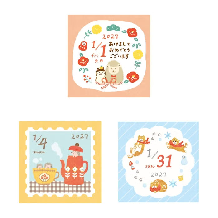 Furukawashiko 2027 Mini Calendar in a Box