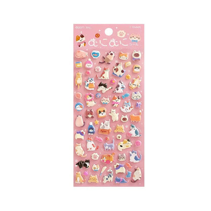 BGM 3D Sticker Sheet - Muni-Muni Vol.2 - Mini Cat