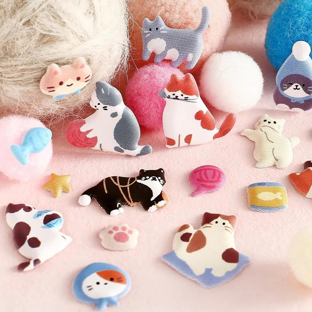 BGM 3D Sticker Sheet - Muni-Muni Vol.2 - Mini Cat