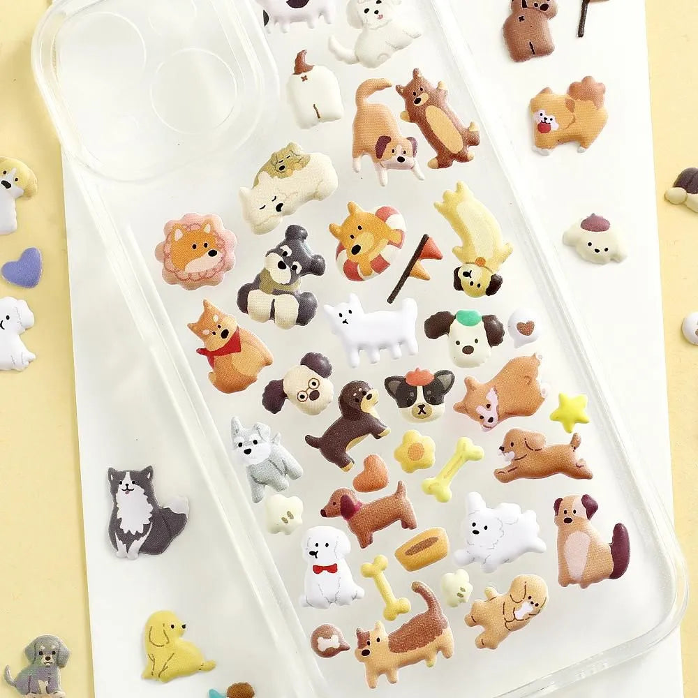 BGM 3D Sticker Sheet - Muni-Muni Vol.2 - Mini Dog