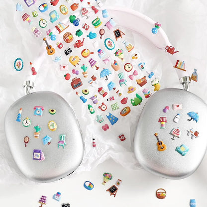 BGM 3D Sticker Sheet - Muni-Muni Vol.2 - Mini Lifestyle