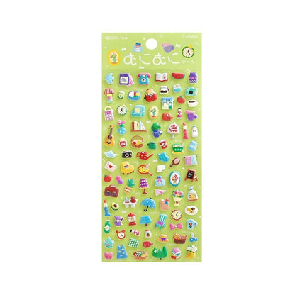 BGM 3D Sticker Sheet - Muni-Muni Vol.2 - Mini Lifestyle