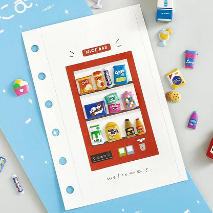 BGM 3D Sticker Sheet - Muni-Muni Vol.2 - Mini Snacks