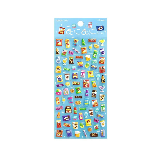 BGM 3D Sticker Sheet - Muni-Muni Vol.2 - Mini Snacks