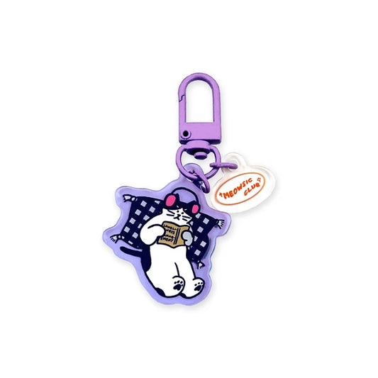 Frontier - Creators Circus Key Chain - Miss Black and White