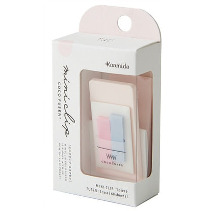 Kanmido Coco Fusen Mini Clip Sticky Notes